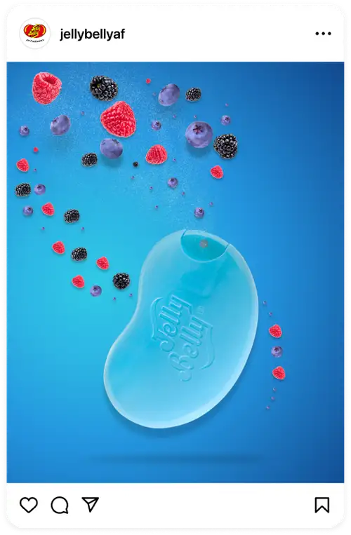 Jelly Belly Berry Blue Air Freshener