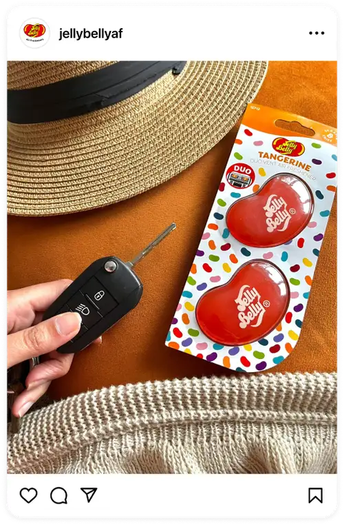 Jelly Belly Tangerine Duo Air Freshener